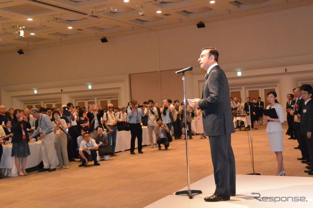 日産自動車 株主総会後の株主懇親会