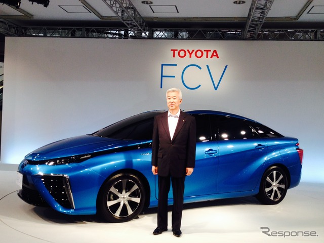トヨタ自動車 加藤光久副社長（トヨタ FCVセダン 発表会）