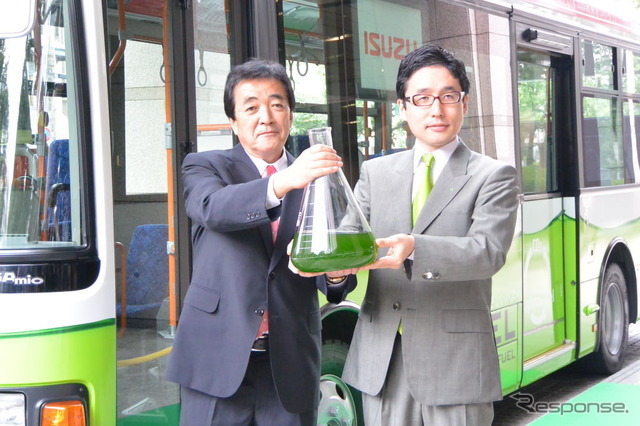 いすゞ、ユーグレナ 共同会見