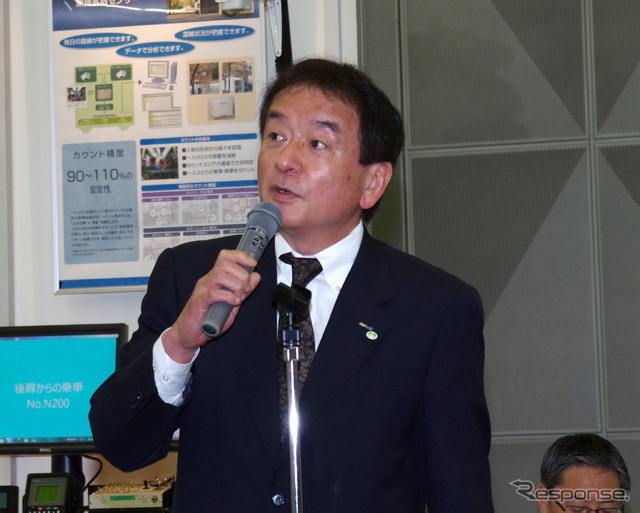 理事でマーケティング&セールス本部担当本部長松岡義久氏