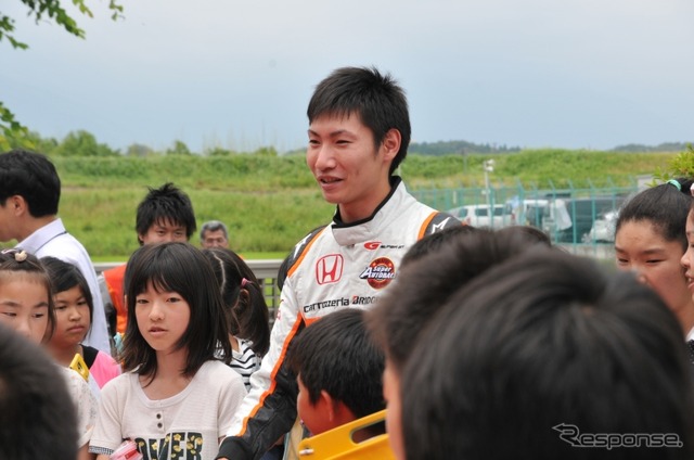 今季はCR-Z GTでGT300クラスに参戦する小林崇志選手