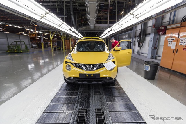 日産の英国サンダーランド工場で生産が開始された改良新型ジューク