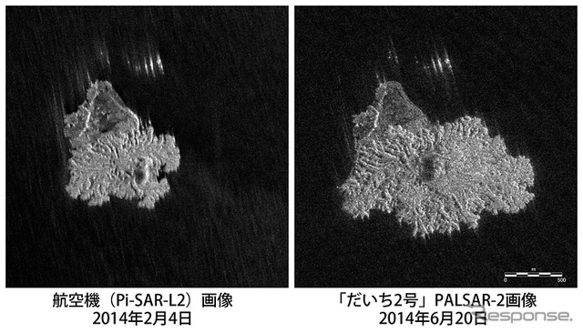 陸域観測技術衛星2号「だいち2号」(ALOS-2)の初画像取得(出典:JAXA)