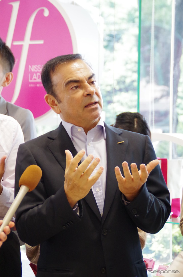 日産自動車のカルロス・ゴーン社長