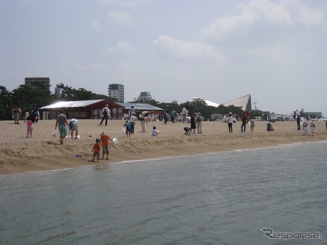 須磨海岸クリーン作戦
