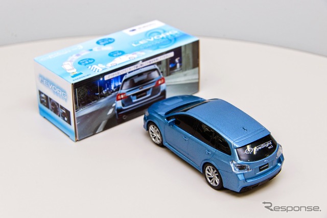 配送員設置 プレゼント】スバル レヴォーグの「ぶつからない!? ミニカー」を ミニカー