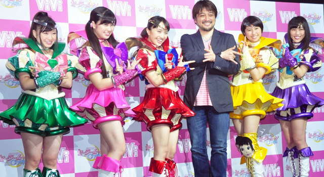 「セーラームーン」コスプレで登場した、ももいろクローバーZ/「美少女戦士 セーラームーン」×「ViVi」スペシャルイベント