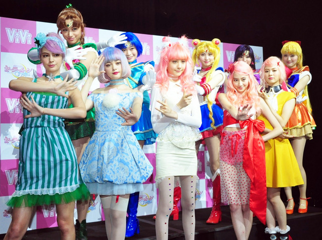 トリンドル玲奈&マギー&河北麻友子&八木アリサ&玉城ティナ(ViViモデルたち)/「美少女戦士 セーラームーン」×「ViVi」スペシャルイベント