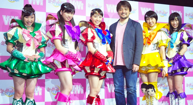 「セーラームーン」コスプレで登場した、ももいろクローバーZ/「美少女戦士 セーラームーン」×「ViVi」スペシャルイベント