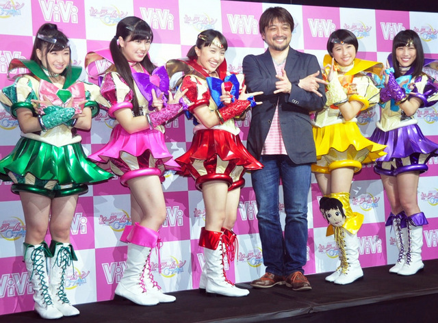 「セーラームーン」コスプレで登場した、ももいろクローバーZ/「美少女戦士 セーラームーン」×「ViVi」スペシャルイベント