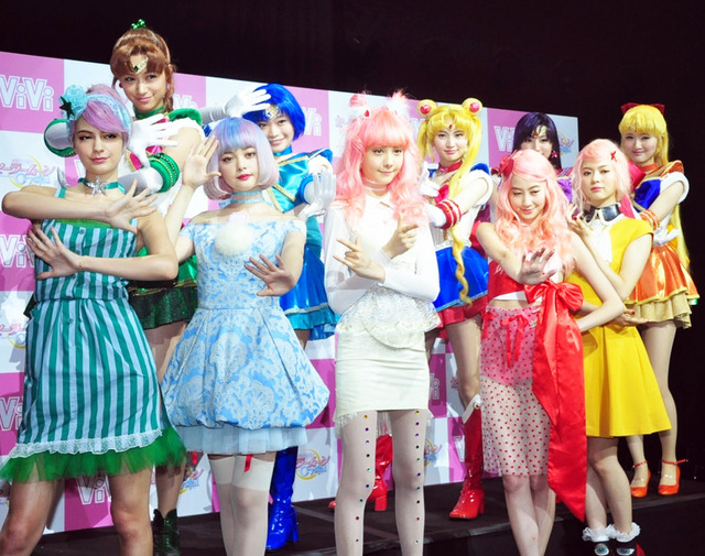 トリンドル玲奈&マギー&河北麻友子&八木アリサ&玉城ティナ(ViViモデルたち)/「美少女戦士 セーラームーン」×「ViVi」スペシャルイベント