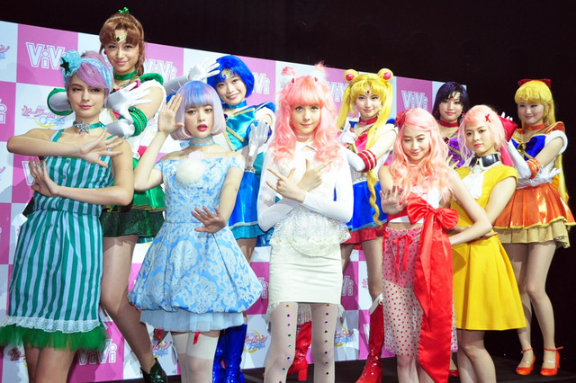 トリンドル玲奈&マギー&河北麻友子&八木アリサ&玉城ティナ(ViViモデルたち)/「美少女戦士 セーラームーン」×「ViVi」スペシャルイベント