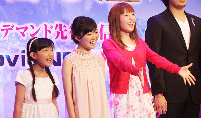 稲葉菜月ちゃん＆諸星すみれ＆神田沙也加／『アナと雪の女王』MovieNEX発売イベント