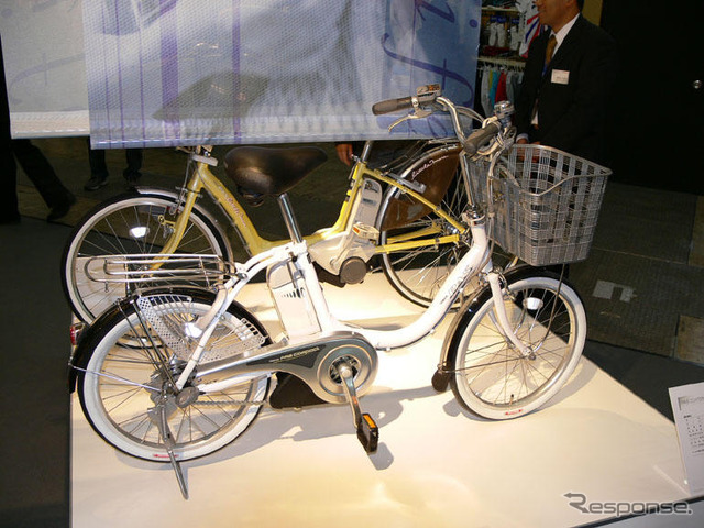 【東京国際自転車展05】ヤマハの電動自転車、新型投入を機に攻勢
