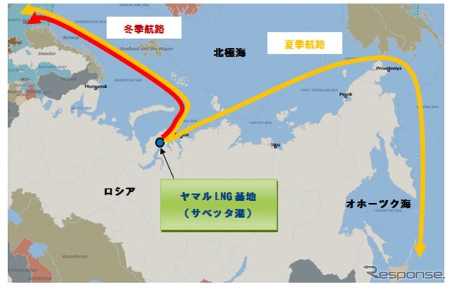 商船三井、ロシア・ヤマルLNGプロジェクト向け輸送に参画