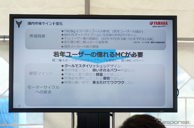 ヤマハ MT-07 メディア試乗会
