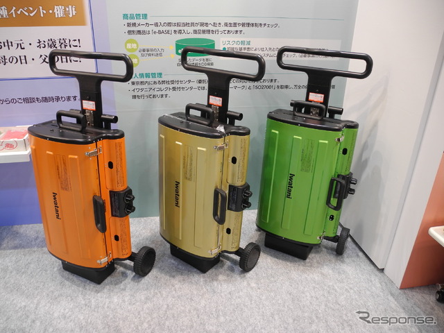 イワタニアイコレクトが展示した「グリルステーション」