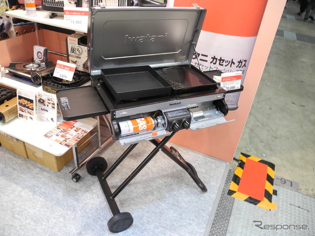 イワタニアイコレクトが展示した「グリルステーション」