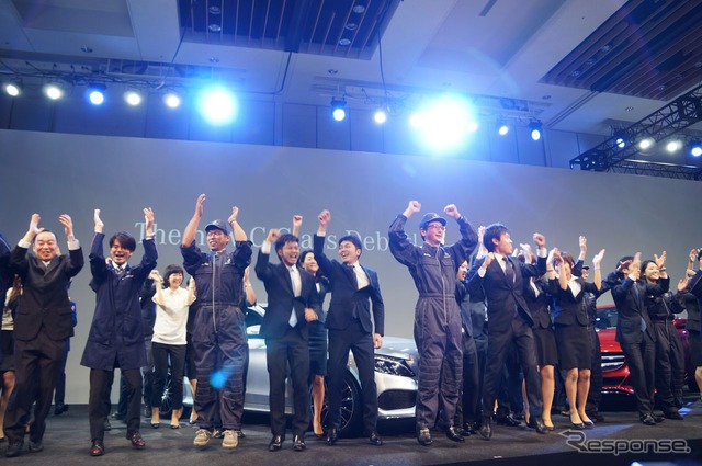 メルセデスベンツ新型Cクラス発表会
