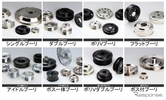 カネミツの自動車用プーリ