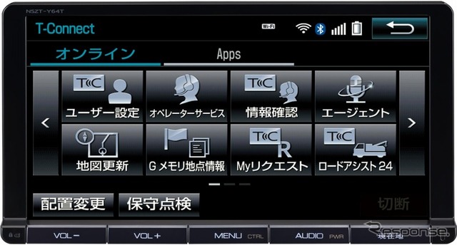 トヨタ・T-Connect 対応ナビ