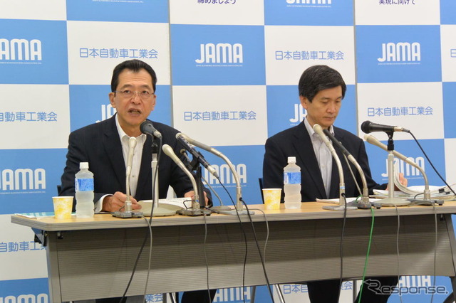 日本自動車工業会定例会見