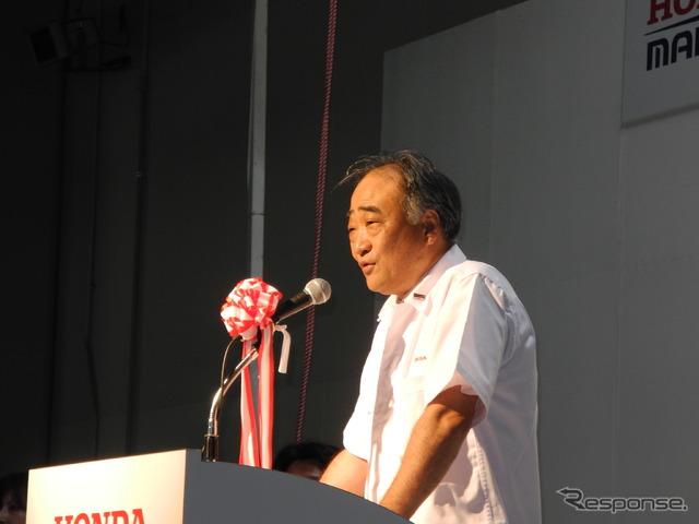 ホンダ汎用パワープロダクツ事業本部長の志賀雄次取締役