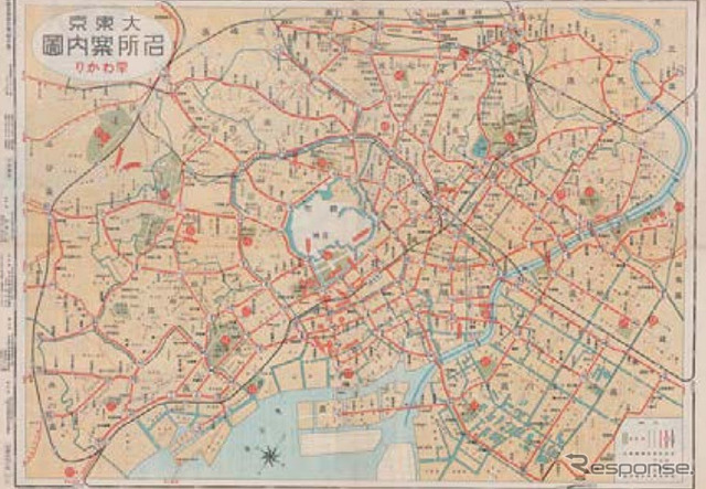 大東京名所案内図（1941年）