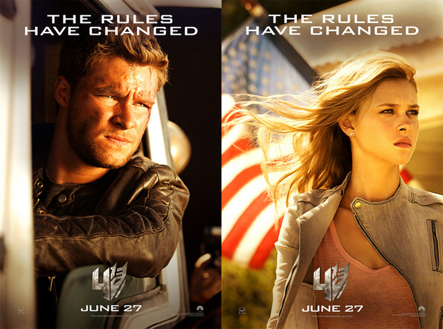 ジャック・レイナー&ニコラ・ペルツ/『トランスフォーマー ロストエイジ』 -(C) 2014 Paramount Pictures. All Rights Reserved.