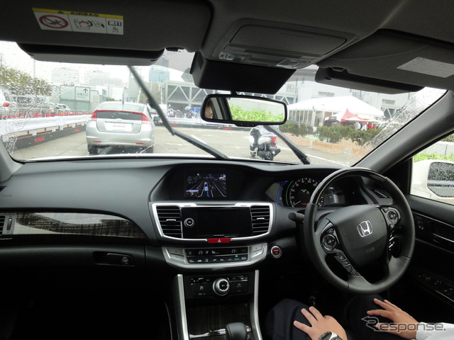 自動運転のイメージ（写真はホンダの協調型自動運転）