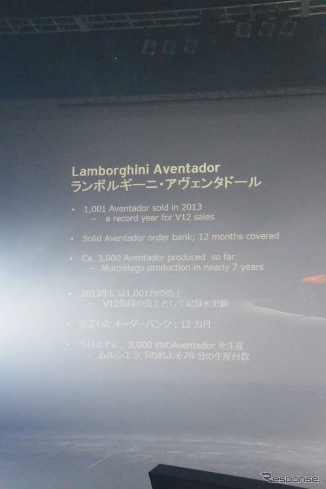 アウトモビリ・ランボルギーニ ステファン・ヴィンケルマン CEO会見