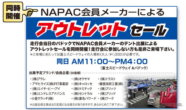 第19回 NAPAC走行会 in 富士