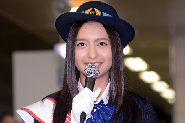 HKT48(7月18日、東京モノレール新型車出発式)
