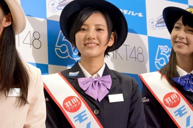 HKT48(7月18日、東京モノレール新型車出発式)