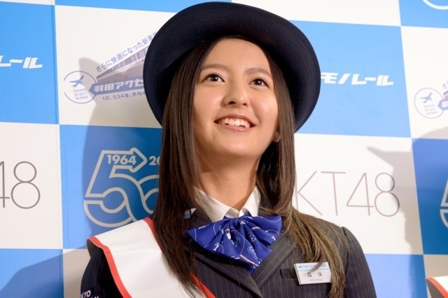 HKT48(7月18日、東京モノレール新型車出発式)