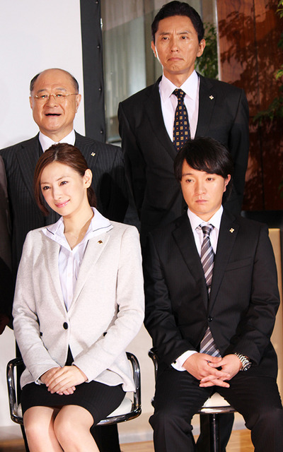 新ヒロインの北川景子&濱田岳&角野卓造&松重豊/月9ドラマ「HERO」記者発表会