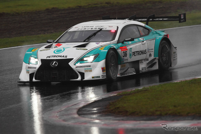 #36 レクサス RC F。写真:TOYOTA(午前の公式練習)