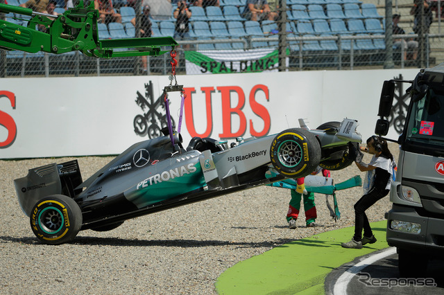 ルイス・ハミルトンのマシン(F1 ドイツGP 予選)