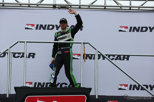 ブルデーが第13戦のポールポジションをゲット。写真:INDYCAR