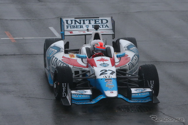 #27 ヒンチクリフのマシン。写真:INDYCAR