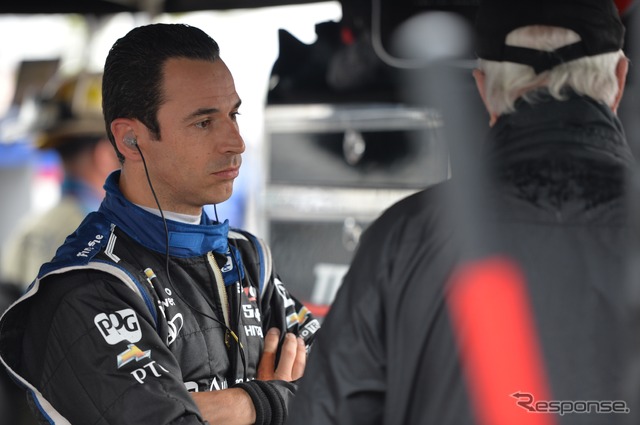 現在ポイント首位のカストロネベス。写真:INDYCAR