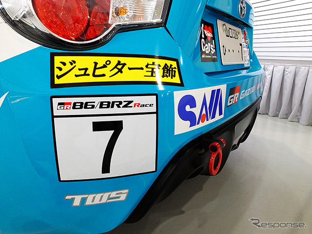 山崎が乗るCABANA RACING with P.MUチームのトヨタ86