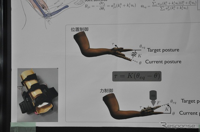 【テクノフロンティア14】腕の動きを再現するロボット…リハビリでの活用を目指す