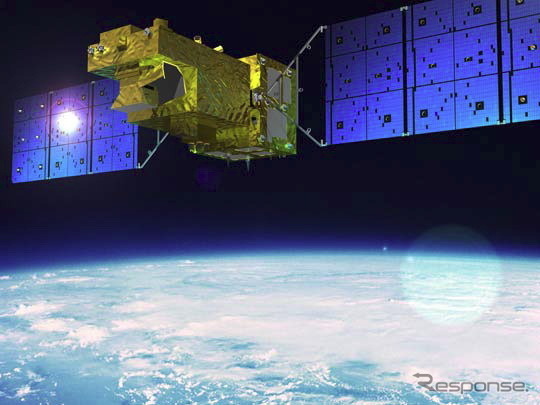 GOSAT-2の軌道上イメージ