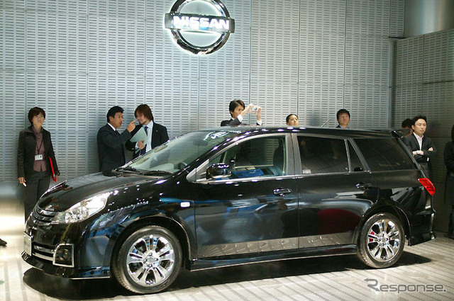 【日産 ウイングロード 新型発表】銀座で iPod ステーション