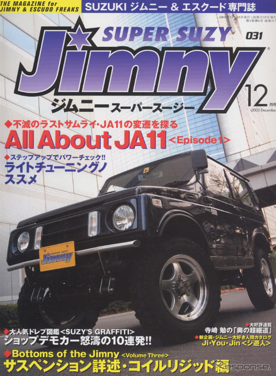 一時代を築き上げた、スズキ ジムニー JA11の魅力