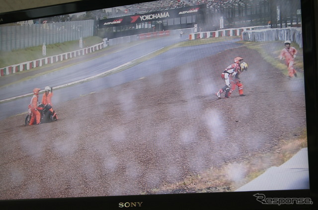 【鈴鹿8耐】レジェンド オブ ヨシムラ 青木、序盤で大クラッシュ…シュワンツ・辻本の戦い終わる