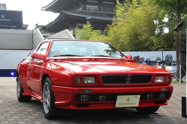 クラシック・マセラティが増上寺に集結…マセラティ100周年［写真蔵］