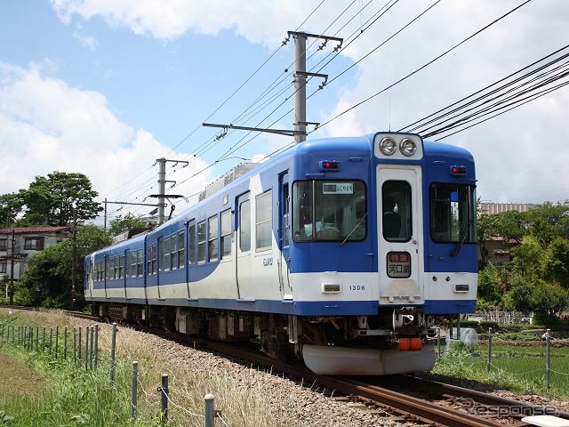 「みのり1号」で使用される1000系。