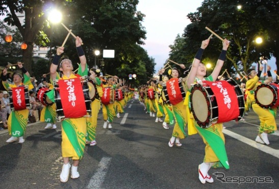 「盛岡さんさ踊り」のイメージ。8月1～4日に盛岡市内で開催される。